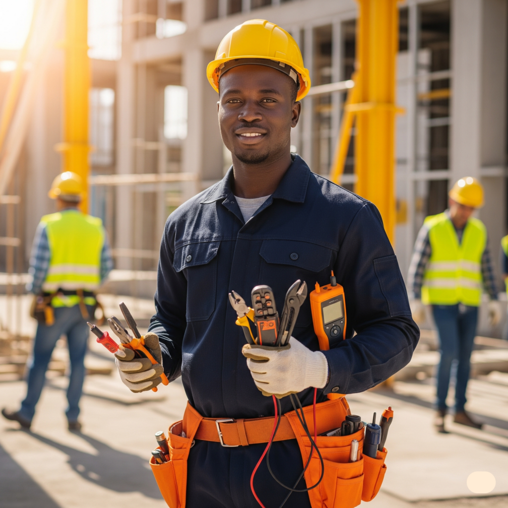 Knowledgeable electrician consulting with a homeowner about their electrical upgrade options and safety requirements.